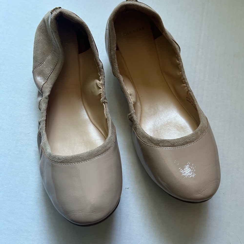 Cole Haan Elegant Beige Ballet Flats